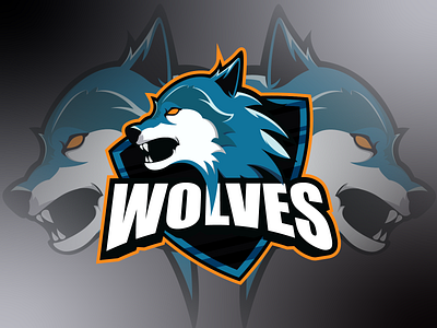 Esport Logo Wolves Design #4 branding design graphic design illustration logo vector