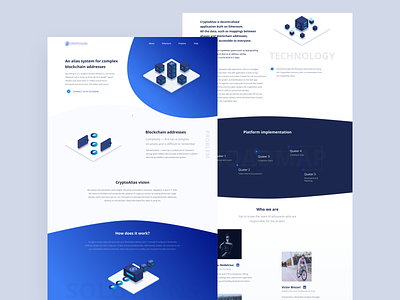 Crypto landing page alias blockchain crypto currency decentralized ethereum investment landing page