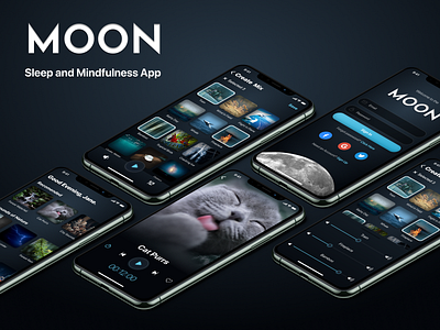 Sleep and Mindfulness App app design ios mobile ui ux