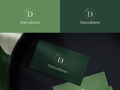 Logo for DariaDerm branding design logo ui