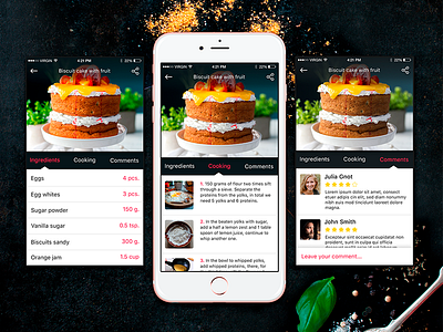 Deliciously APP app design ios mobile ui ux