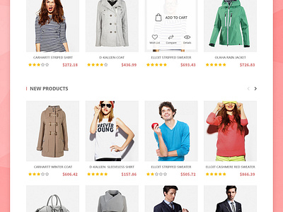 Ecommerce Web Design Template by Kyrylo Lovushkin Ҩ on Dribbble