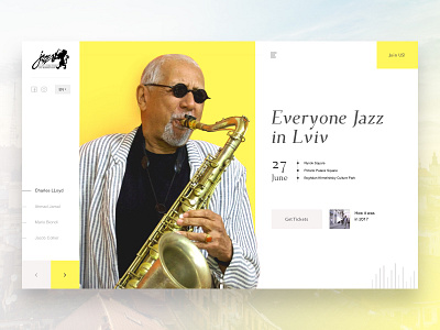 Leopolis Jazz Fest - website concept