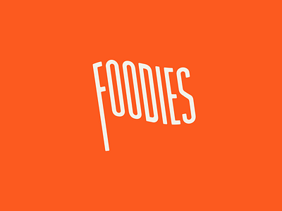 Foodies logo branding design flag food foodies icon logo vector