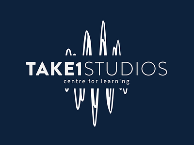 Take 1 Studios Logo dance icon logo logotype studio typography