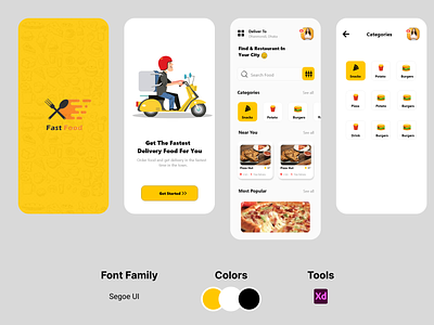 Fast food App Design app app designing branding design designer fastfood fastfood app foodapp graphic design illustration logo mobileapp ui vector