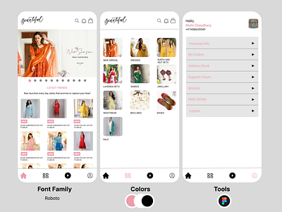Clothes Mobile App app app designing branding clothes design designer fashion graphic design mob mobileapp ui