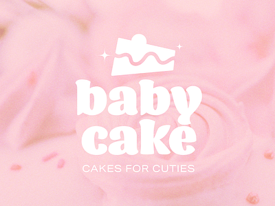 Babycake Logo Design branding cupcakes cute design digital art logo pink sweet