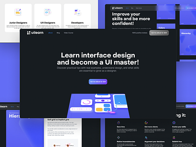 Master Ui | Webflow project animation awwwards book ebook ecomm interactions