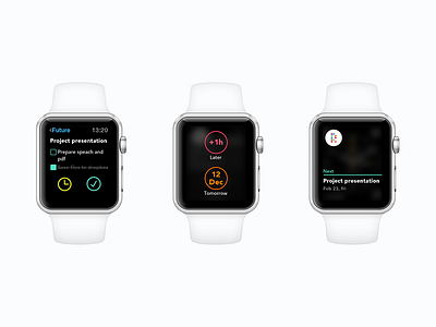 Remmi | WatchOS screens applewatch glance reminder task todo watchos
