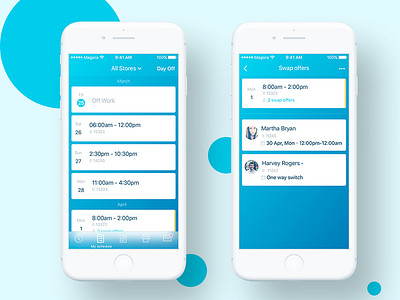 My Schedule | Concept by Alexander Olssen for Magora on Dribbble