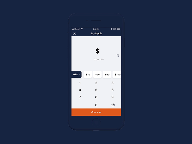 Crypto Wallet | Currency Selector