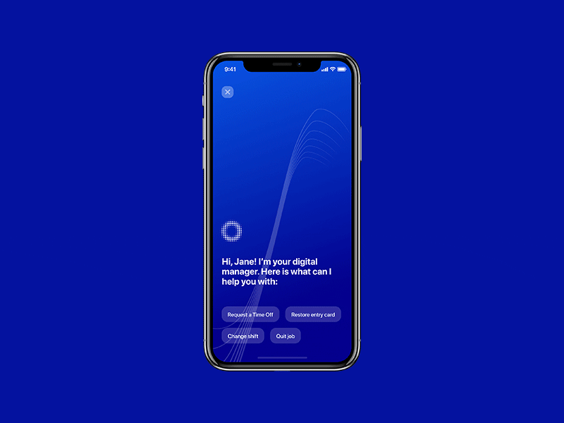 Conversational Ui | Concept ae aftereffects ai animation artificial c4d chatbot conversationalui gif interaction ios minimal motion
