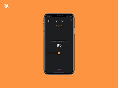 SWIFT | Hit the target developer game mobile product design programming slider swift xcode