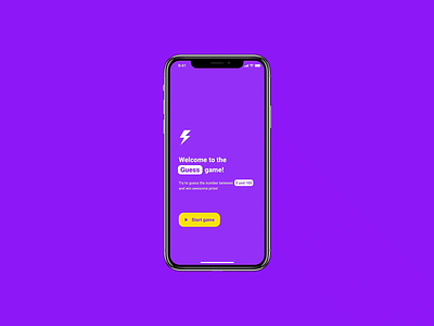 Guess game | UXPin concept animation game gamedesign guess input interaction ios minimal minimalist motion prototypes uxpin