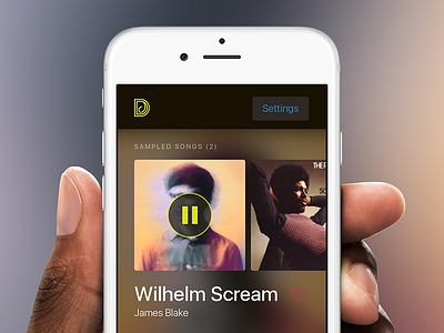 Derive: A new music app app design prototype ui ux