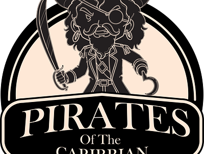 Pirate Logo for T-shirts design graphic design illustration logo vector