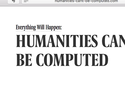 http://humanities-cant-be-computed.com css fontstand html site tote typography