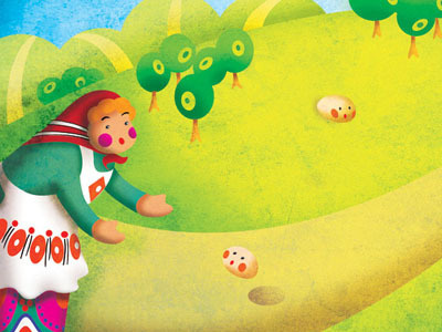 The Bun childrens books digital illustration