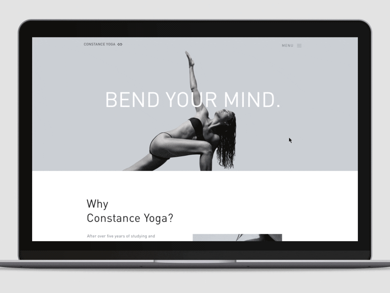 Constance Yoga Parallax Desktop