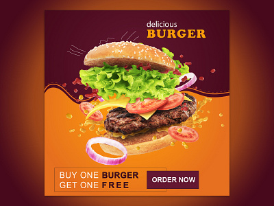 Burger | Social Media Post Design