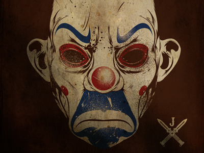 Stranger batman clown dark knight joker mask