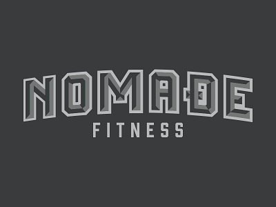 Nomade Fitness brand fit fitness logo