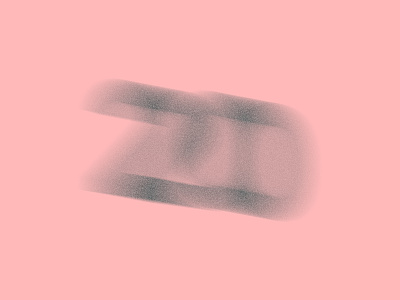 TWENTY 20 blur experiment number type typography