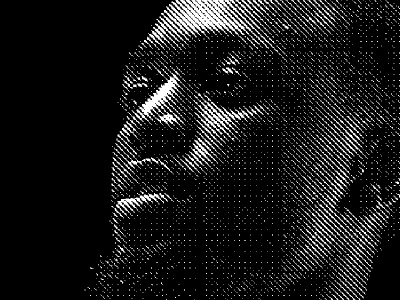 KEMBA abstract bitmap black and white charlotte hornets illustration kemba nba walker