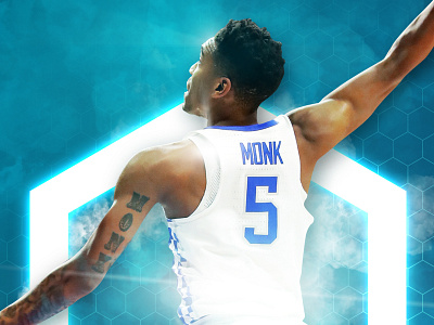 Malik Monk basketball buzz city cell charlotte dunk glow hornets kentucky malik monk