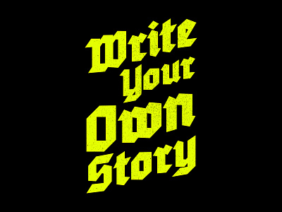 Write Your Own Story