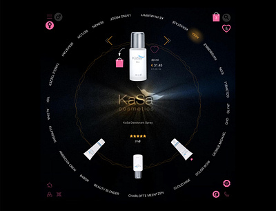 Beauty Reactor. All products on one page. [016_Kasa] app design ecommerce experimental illustration shop ui ux vector
