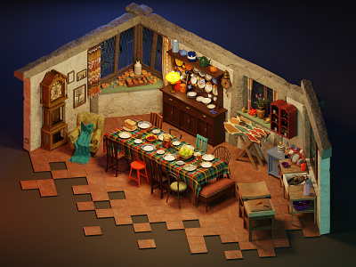 The burrow-dining room