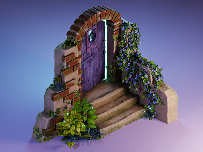 门 • 神秘花园 Door • Mysterious garden
