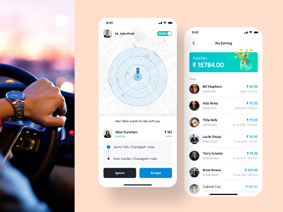 Cab Driver animation app app design booking app branding cab cab booking delivery app graphic design motion graphics ola ride ride book taxi booking app taxi driver texi texi booking uber ui ux