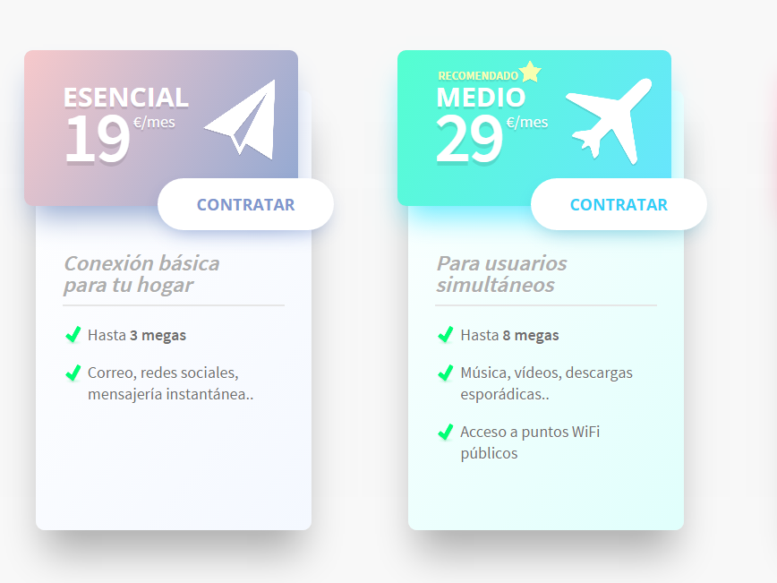 Pricing table by John Rivs on Dribbble