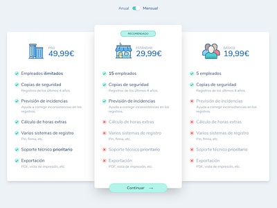 Pricing table design flat frontpage minimal pricing table ui web website