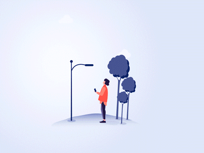 VPN Animation animation app countries homescreen illustration maplelabs vpn
