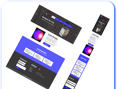 WEB PAGE DESIGN app branding design ui ux vector
