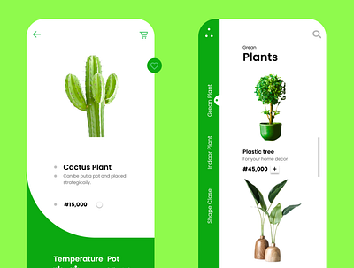 PLANT APP 2 app branding design illustration ui ux vector