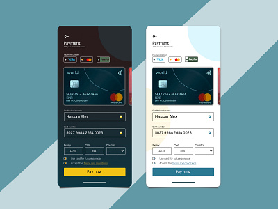 Credit Card Checkout app daily ui design ui ux