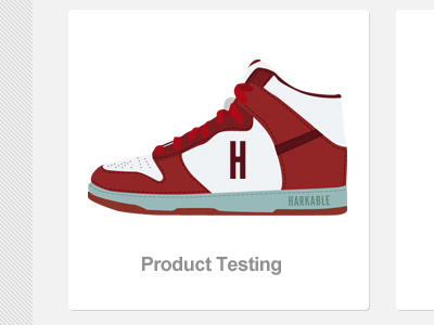 Product Testing Graphic - Trainer harkable icon shoe trainer