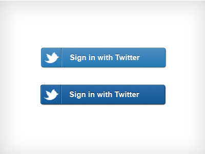 Twitter sign in button button photoshop sprite twitter web app