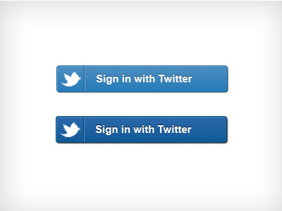 Twitter sign in button