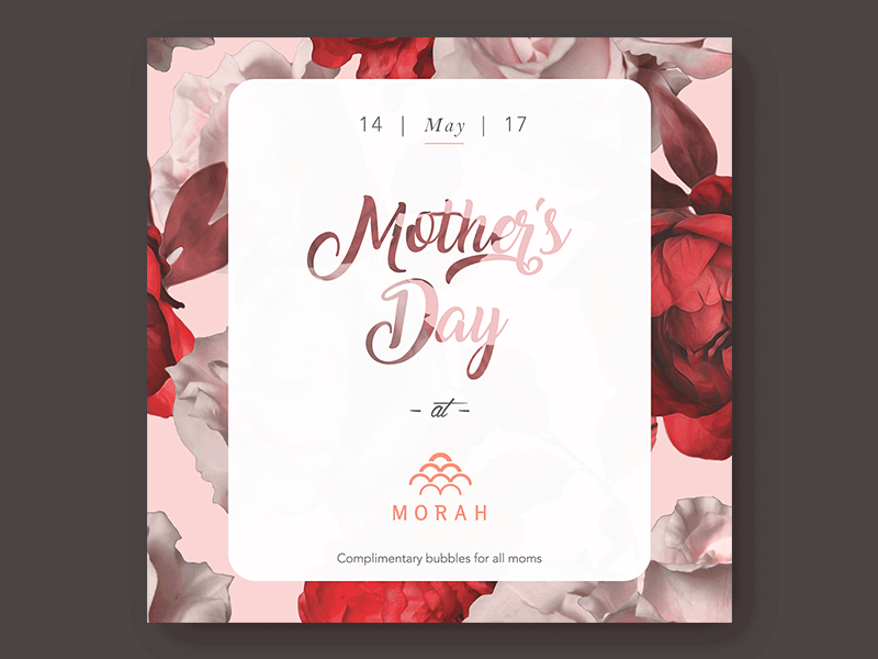 Mother's Day Social Post club event facebook instagram morah mothers day post promo social