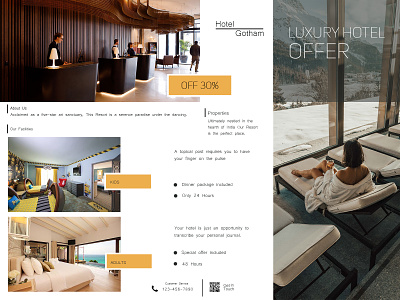 Hotel Advertisement Design