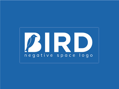 Negative Space Bird Logo bird logo creative logo creative negative space logo design graphic design illustration logo logo design negative space logo negative space logo design typography typography logo design