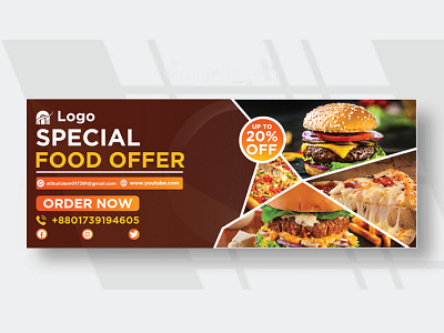 Facebook cover page design. branding cover page cover page design design facebook cover page design. food offer graphic design ill illustration instagram cover page design linkkid cover page design twitter cover page design