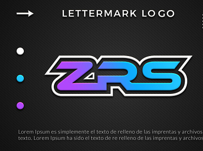 Lettermark Logo Design= Z+R+S colourful logo graphic design letter letter logo letter mark letter zrs lettermark logo design= zrs logo logo design r logo s logo typography typography logo typography logo design vector z logo