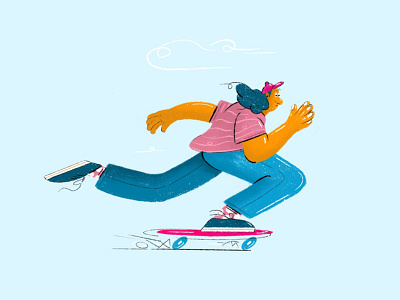 Skaterboy design graphic design illustration